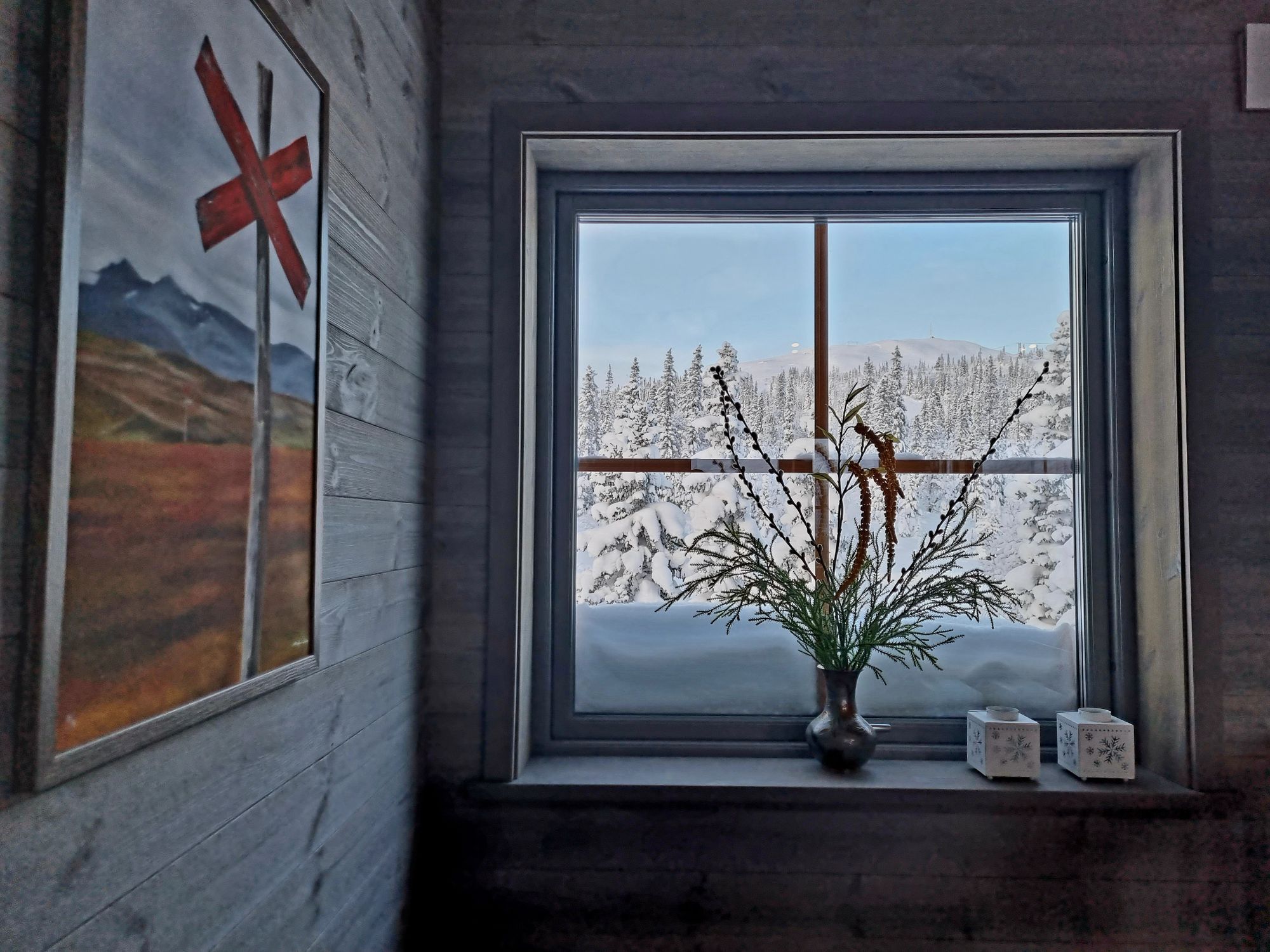 Mysig lägenhet med magisk utsikt, ski in/ski out – bild 18 av 24