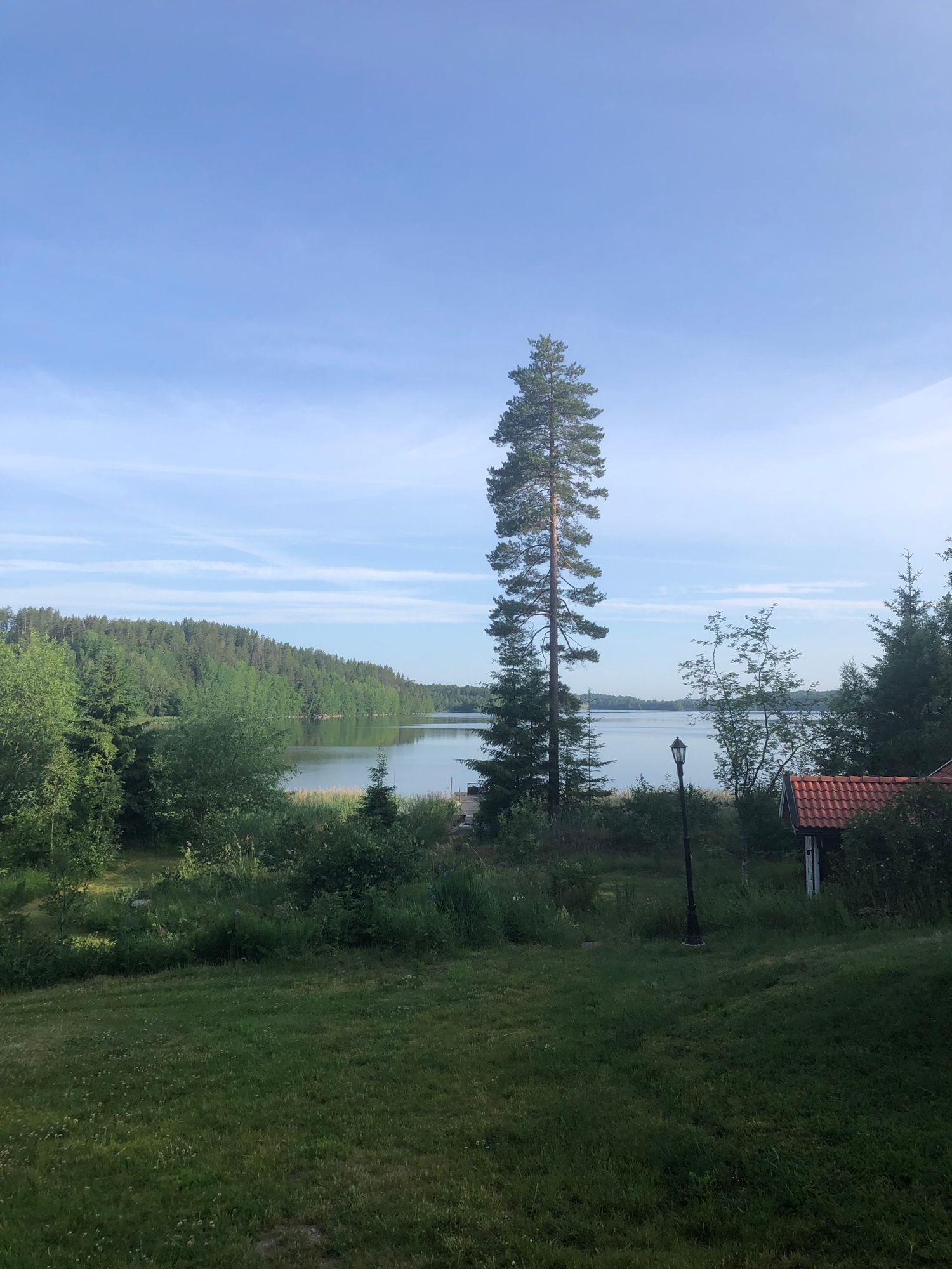 Liten stuga på standen av insjö – bild 6 av 14