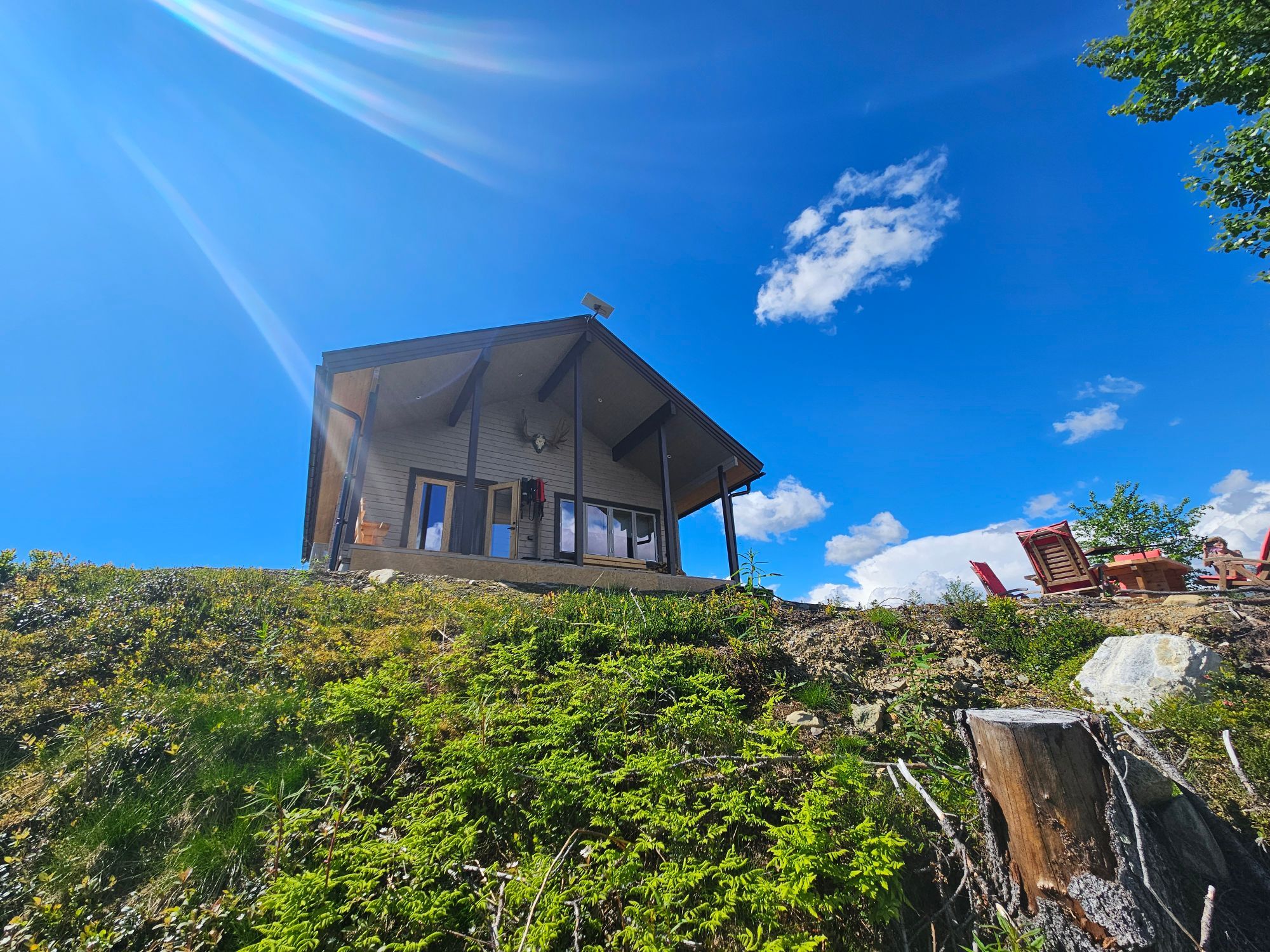 Jukta Lodge. Nybyggd timrat stuga i Juktådalen – bild 19 av 20