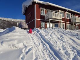 Toppenläge i Hamrafjäll skidområde.