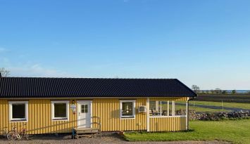 Stuga S Öland med Havsutsikt & nära golfbana