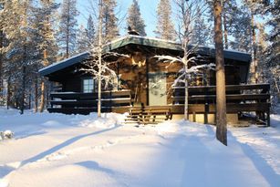 Schönes Blockhaus im Björnrike Vemdalen