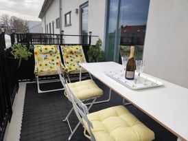 Nybyggd lägenhet ett stenkast från Visby ringmur