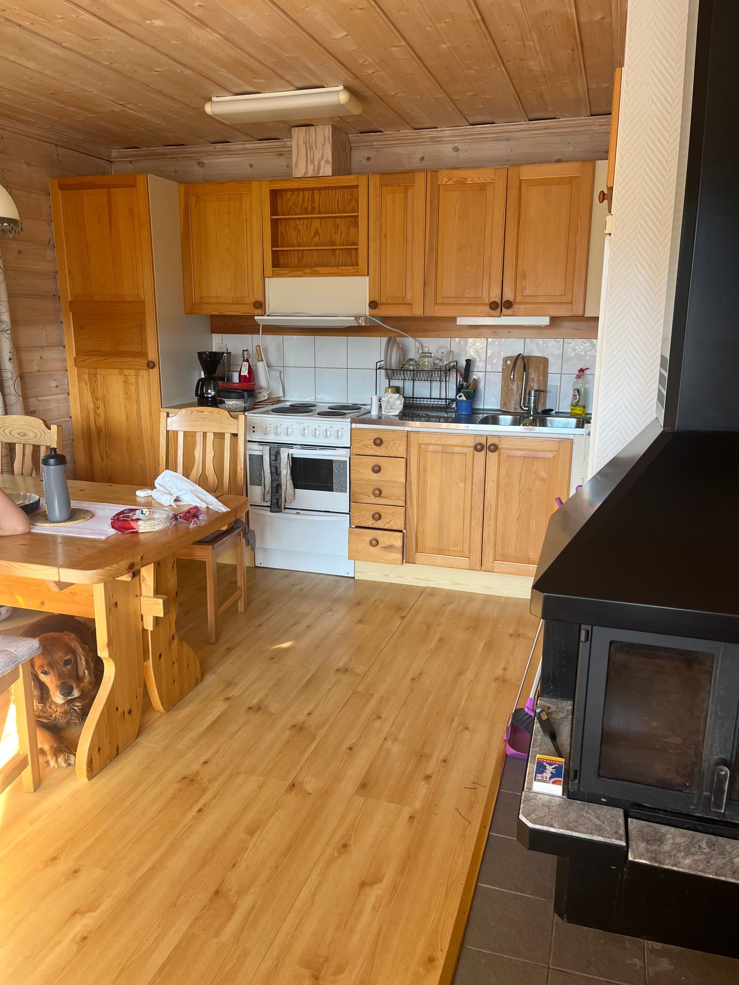 Stuga med fjäll- och sjöutsikt, bastu, och kamin – bild 11 av 24