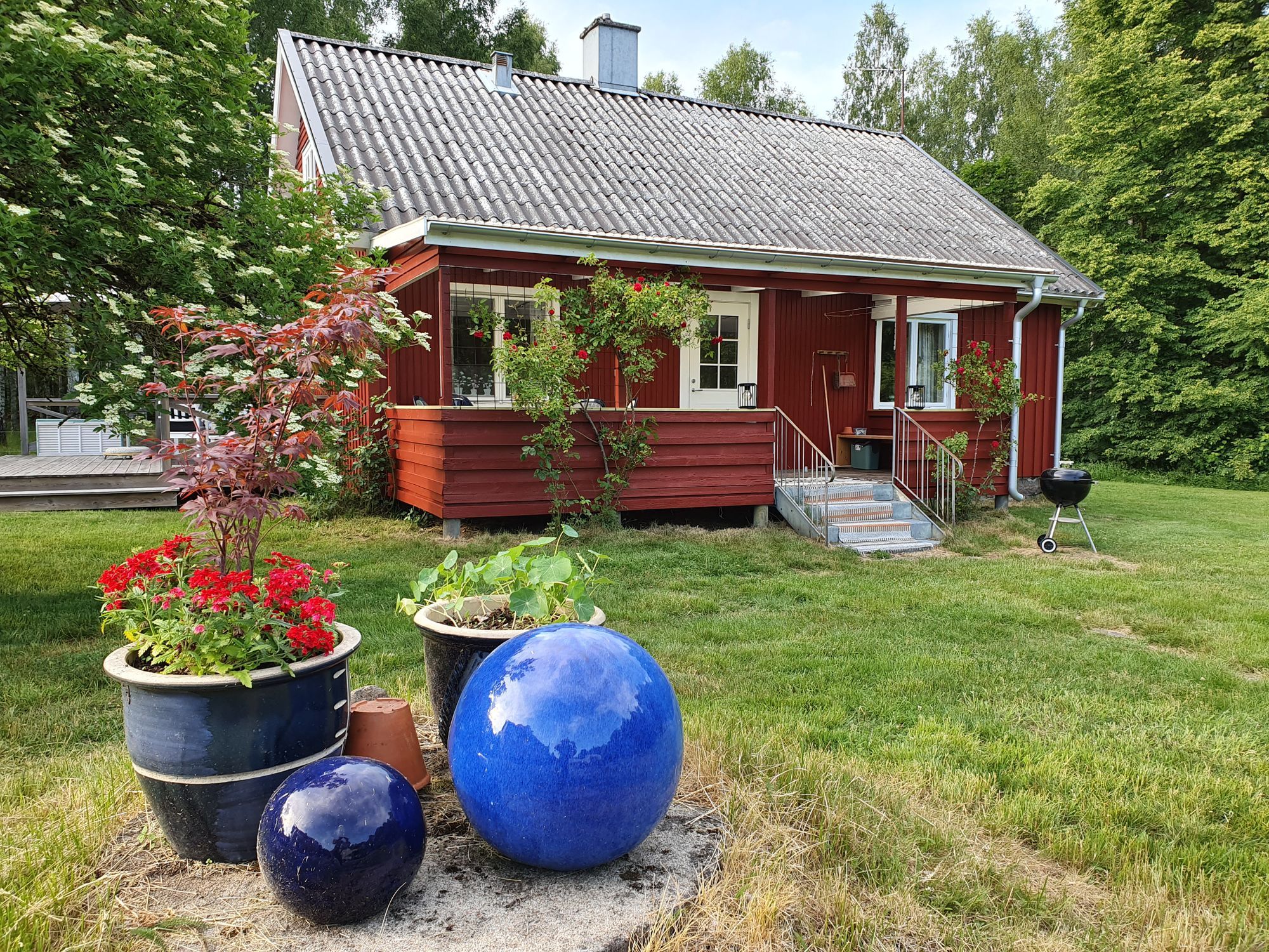 Hus i Urshult, med egen strand vid Åsnen