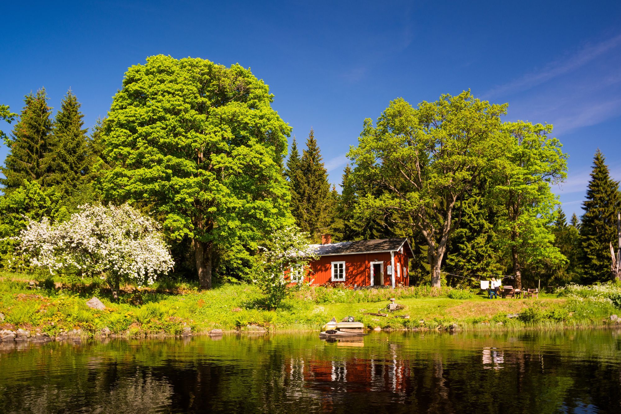 Bästa sjöläge! genuint torp, kanot o fiskebåt