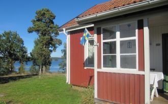 Idyllic house by lake Solgen