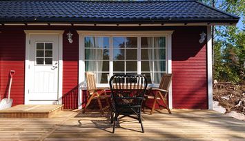 Attefallshus med havsutsikt