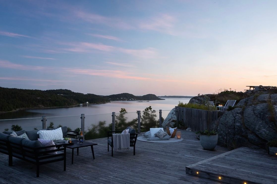 Modern villa med panoramautsikt