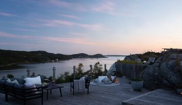 Modern villa med panoramautsikt