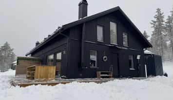 Nybyggt parhus med vacker utsikt i Orrliden, Sälen