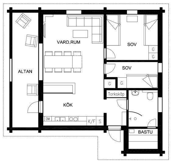 Bruksvallarna - vid Skidstadion - Bastu - WiFi – bild 12 av 17