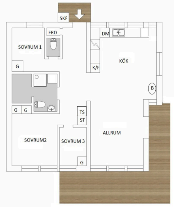 Mysig lägenhet i Åre, Sadeln – bild 16 av 16