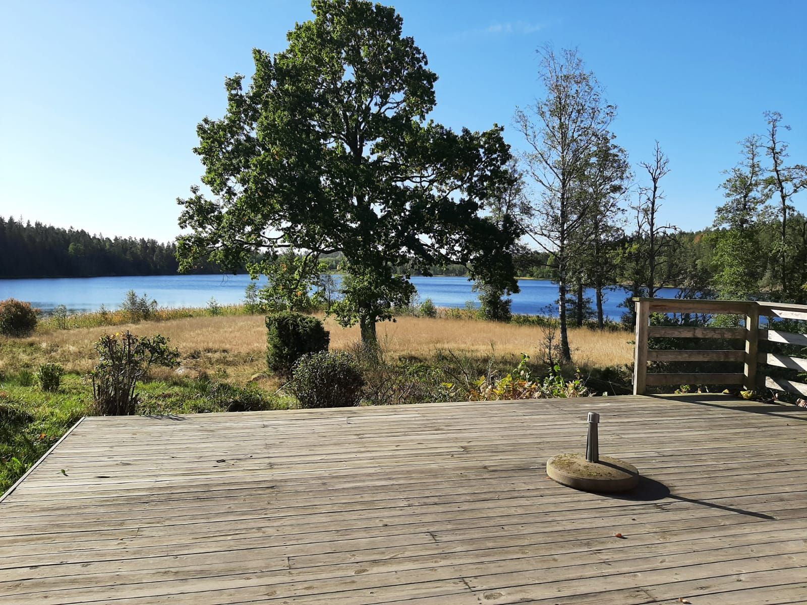 Typical Swedish cottage with stuga overlook a lake – bild 5 av 24