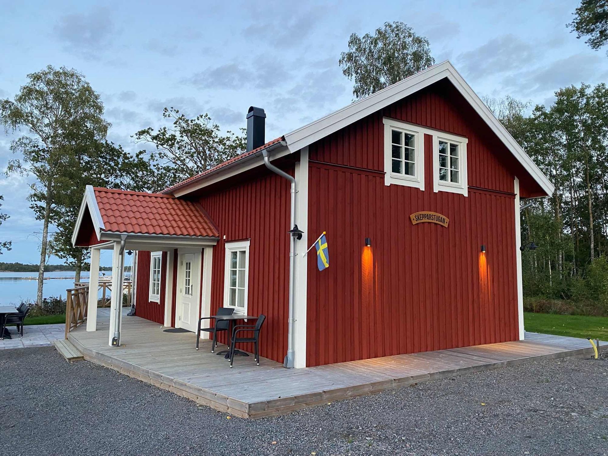 Ett hus vid havet i Gryts skärgård