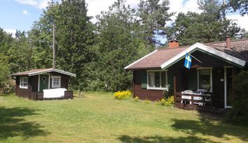 Sjönära stuga i natursköna Blekinge.