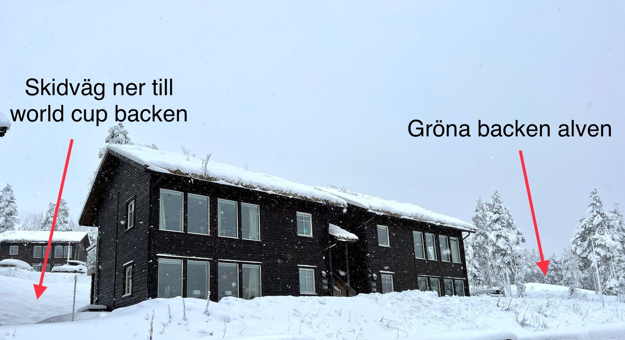 Boende mitt i Backen. Sälen, Stöten, Pistbyn – bild 2 av 17