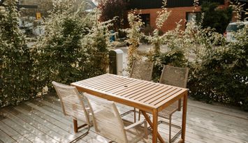 Lägenhet med egen terass