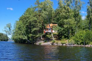 Sjöstuga vid Bunn, Gränna - egen brygga och båt