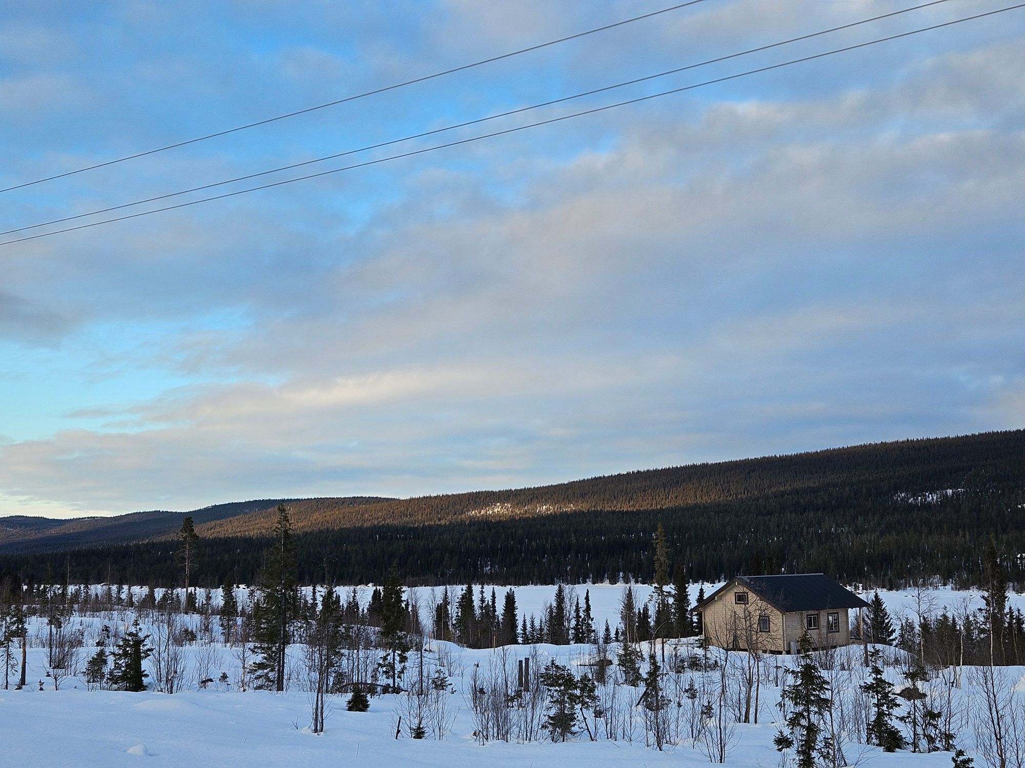 Jukta Lodge. Nybyggd timrat stuga i Juktådalen – bild 12 av 20