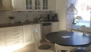 Fint hus i Örnsköld vid början av Högakustenleden.