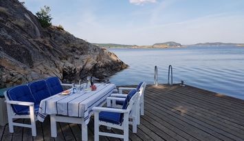 Unikt havsläge, 60 kvm egen brygga nära Marstrand