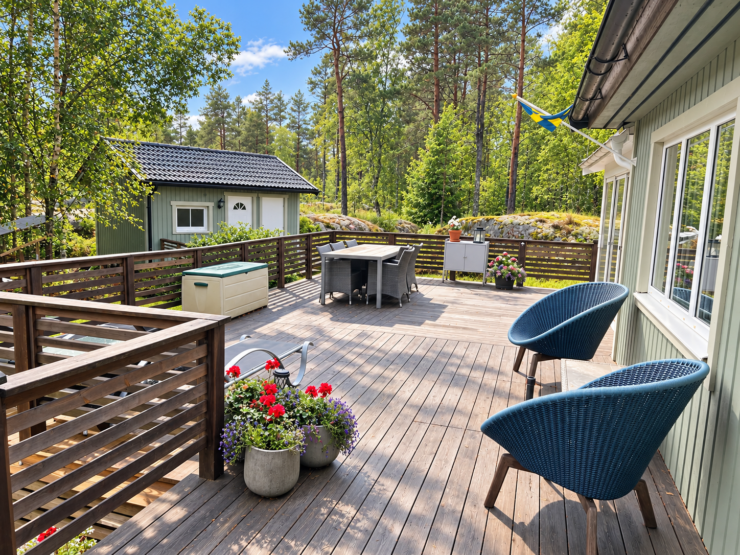 Sommaridyll nära bad och hamn – med privat jacuzzi – bild 4 av 24