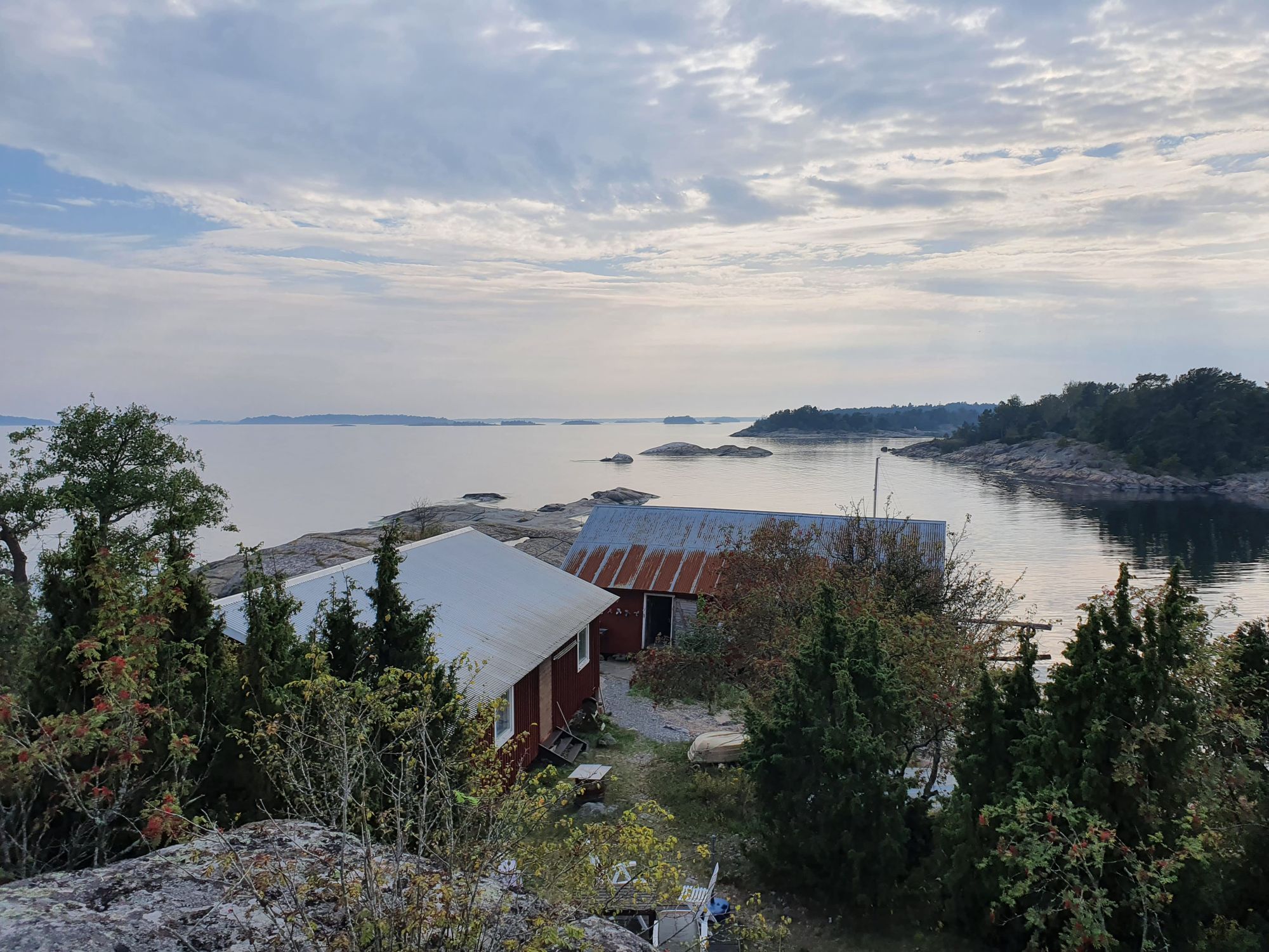 Sjöbod vid havet