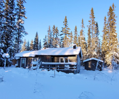 Fjällstuga i Skärsjövålen