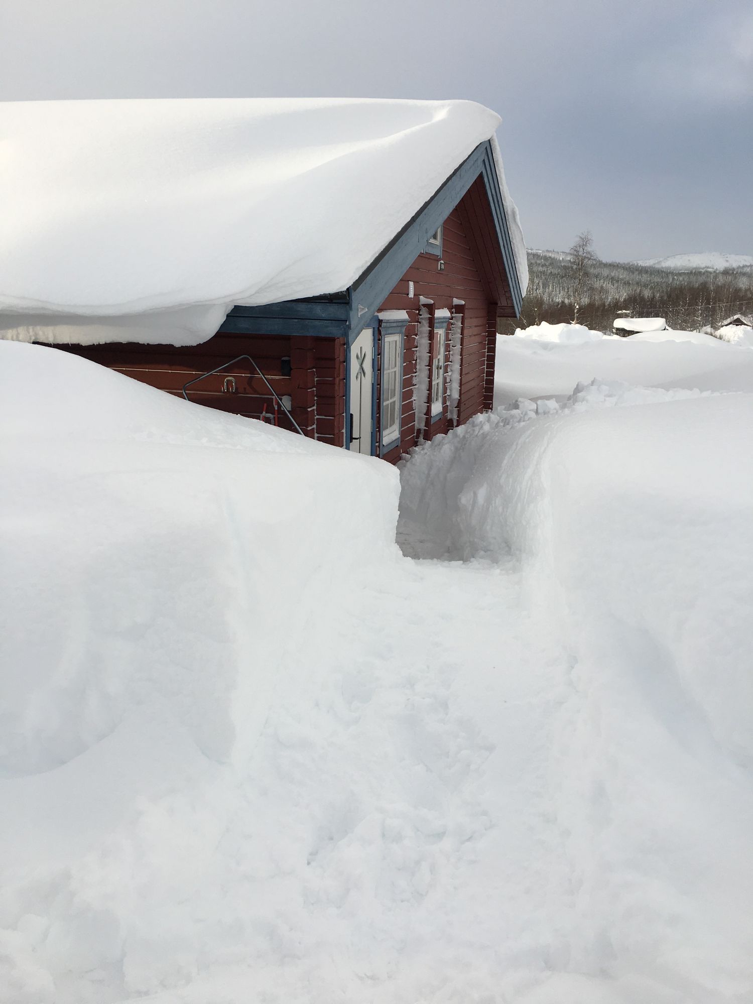 Mysig fjällstuga med utsikt i Stora Blåsjön – bild 21 av 24