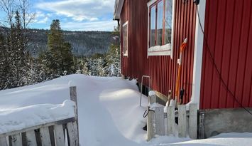 Mysig stuga i Ljungdalsfjällen