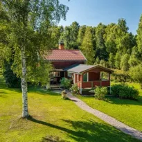 Log cabin 6 beds, 15 min from Mora