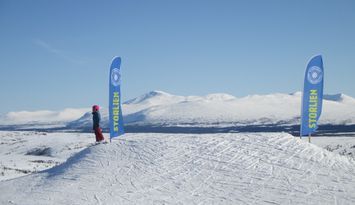 Fjällstuga Storlien vinter, sommar, höst