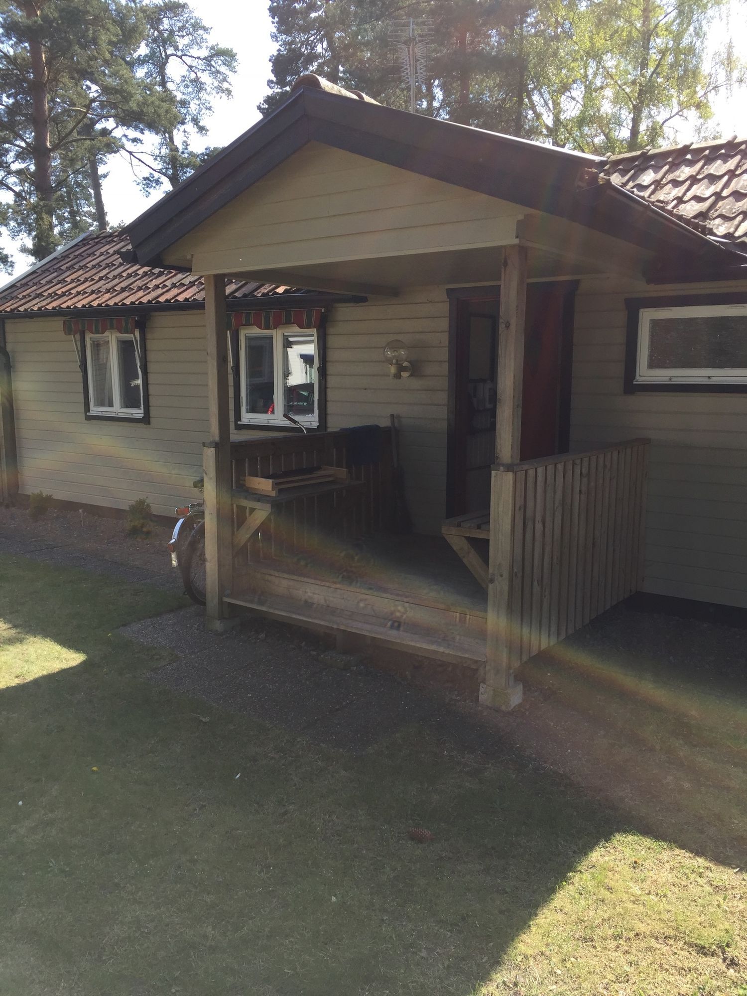 Stuga i Åhus Täppet 150 m till sandstrand.