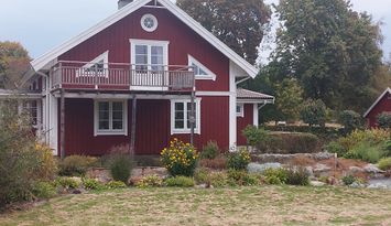 Almesjö gård på gränsen mellan Halland och Småland