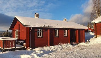 Mysig fjällstuga på Prinsbacken i Sälen