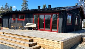 Mysig fjällstuga