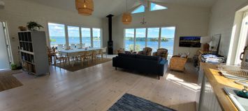 Waterfront with stunning view and private beach