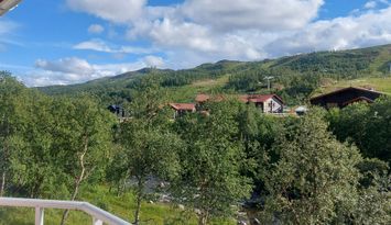 Toppenläge i Hamrafjäll skidområde.