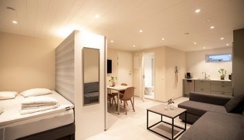 Central och nybyggd lägenhet i Visby