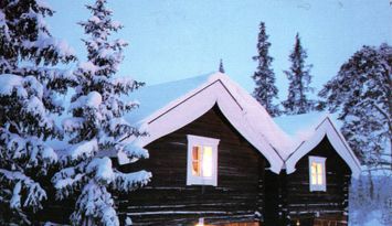 Härbre i Baggården Messlingen nära Funäsdalen