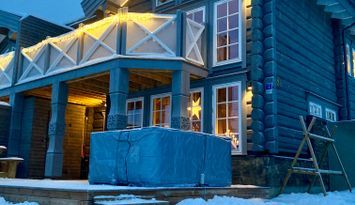 Trivsam fjällstuga i Stöten ski in/ski out