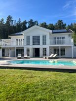 Newly built villa with pool in Sigtuna near Mälare