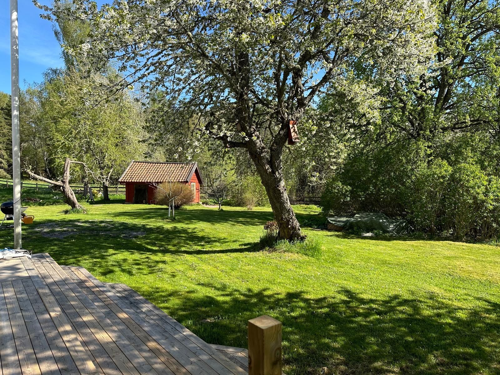 Panorama över sjön med egen brygga – bild 20 av 24