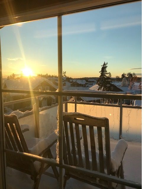 Branäs ski in/ski out vedeldad badtunna – bild 9 av 14