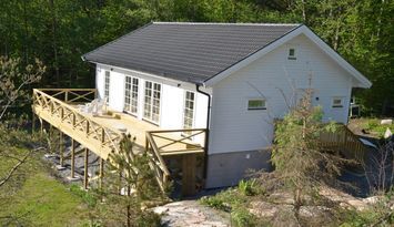 Nybyggt hus med havsutsikt