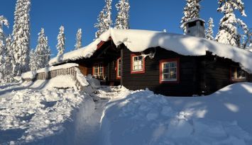 Charmig fjällstuga i Sångbäcksvallen (Vemdalen)