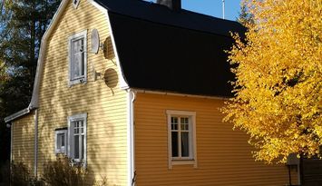 Charmigt hus, nära Branäs  Långberget Ny År