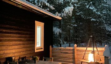 Stöten / Sälen: Charmig par-stuga med ski-in/-out