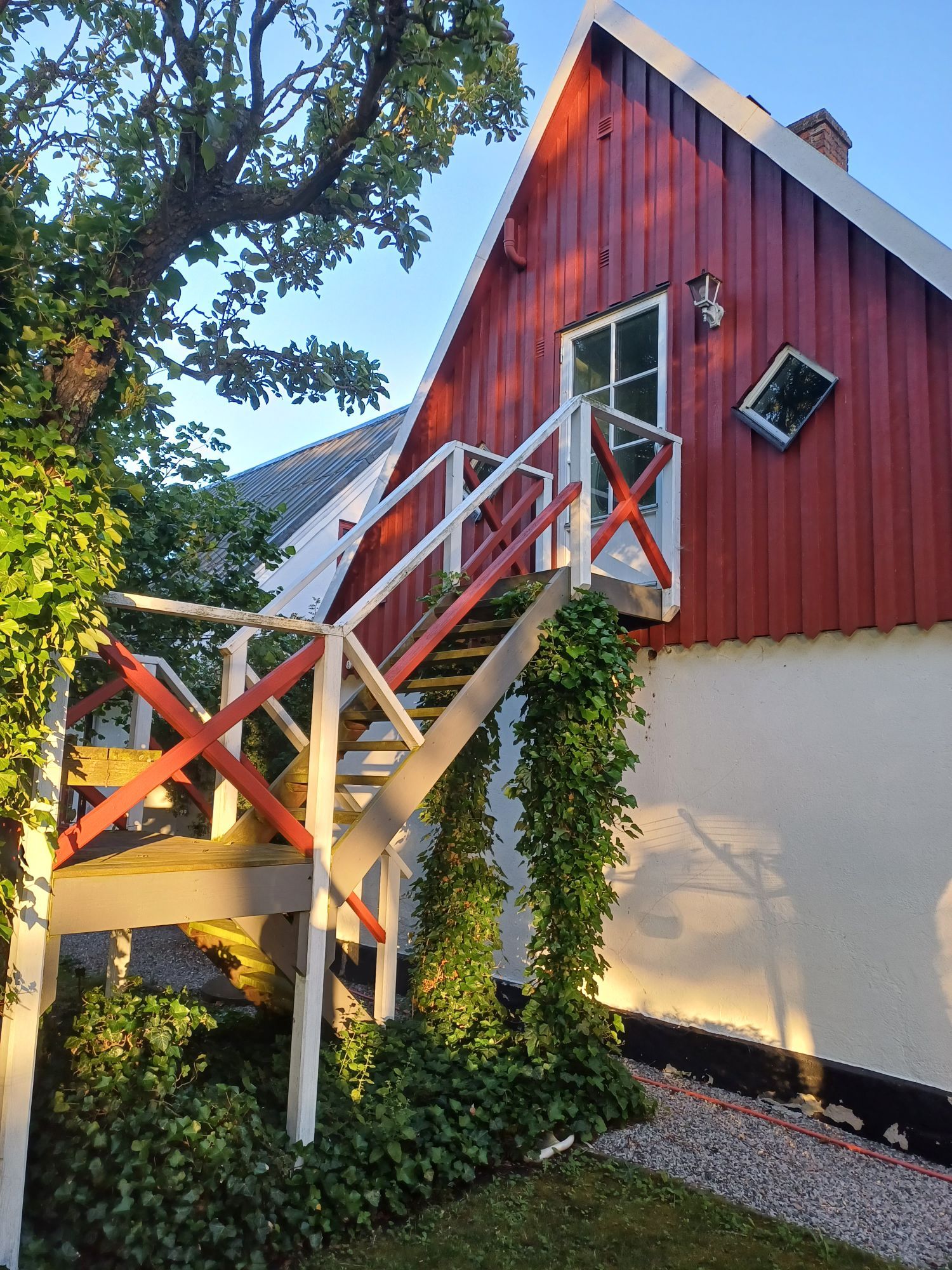 Lägenhet på gård på landet